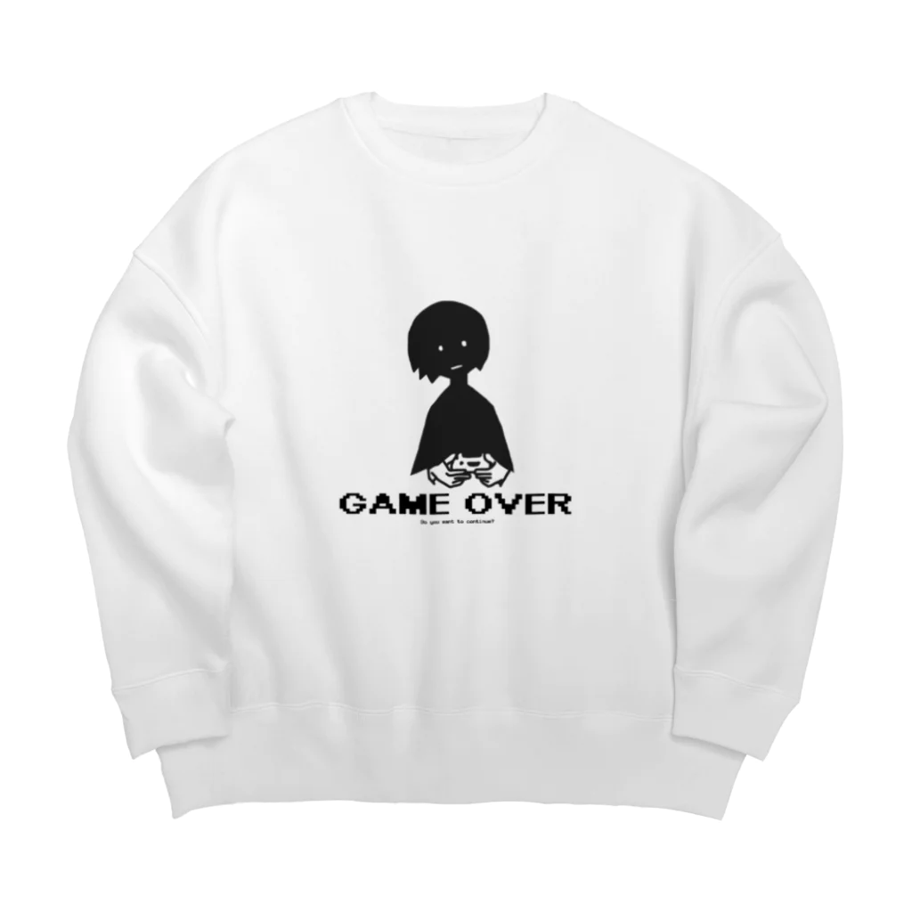 americansodaのGAME OVER Big Crew Neck Sweatshirt