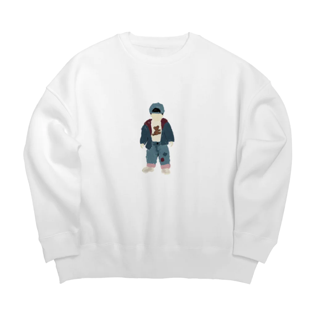 里依のLife is like a box of chocolates  Big Crew Neck Sweatshirt