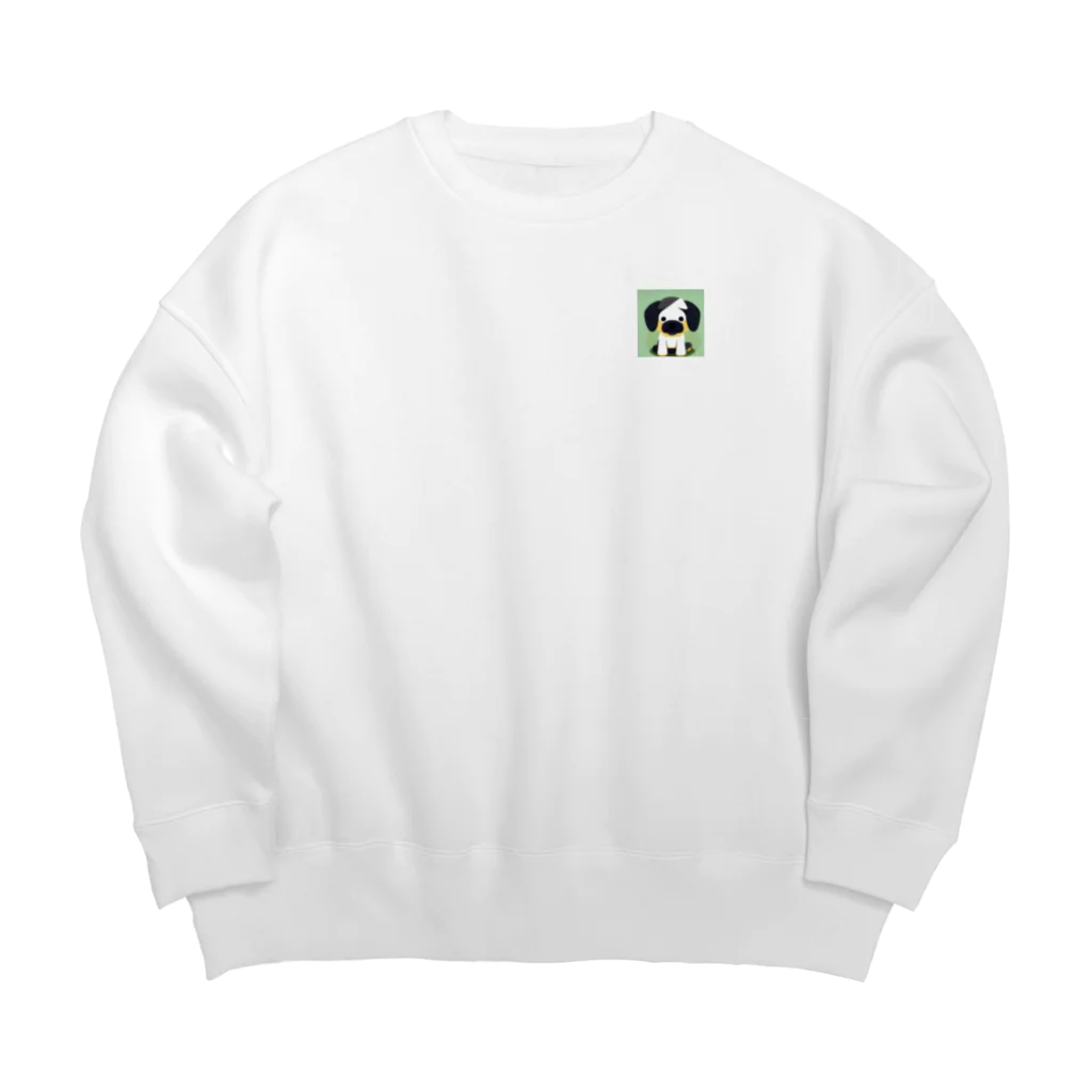 やまめさんのかわわん Big Crew Neck Sweatshirt