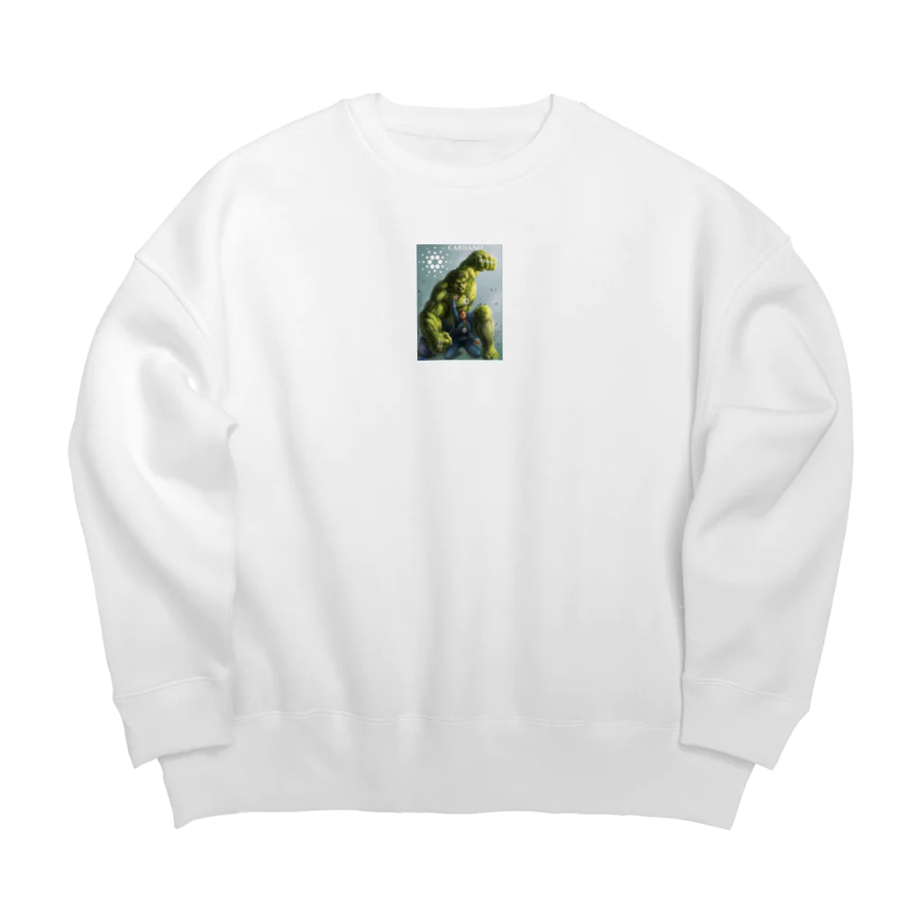 kｰshopのカルダノ君 Big Crew Neck Sweatshirt