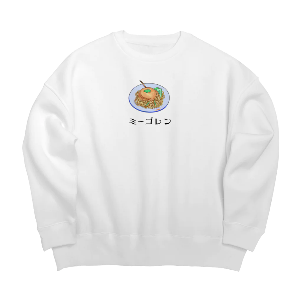 toko-tenのミーゴレン Big Crew Neck Sweatshirt