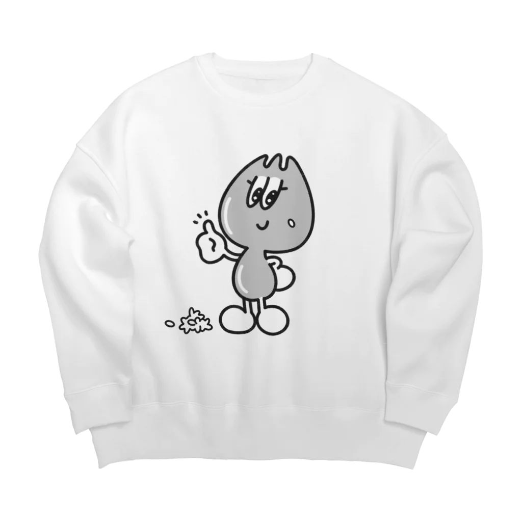 おこめのダイエット食堂のすぽーくん Big Crew Neck Sweatshirt