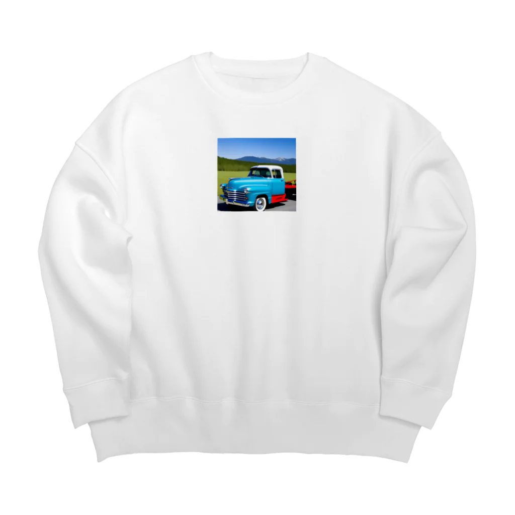 USAのレッカー車 Big Crew Neck Sweatshirt