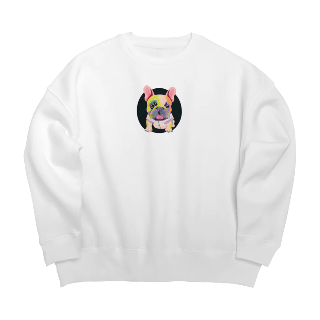 Buhi-BuhiのBuhi-Buhi：水彩画風 Big Crew Neck Sweatshirt