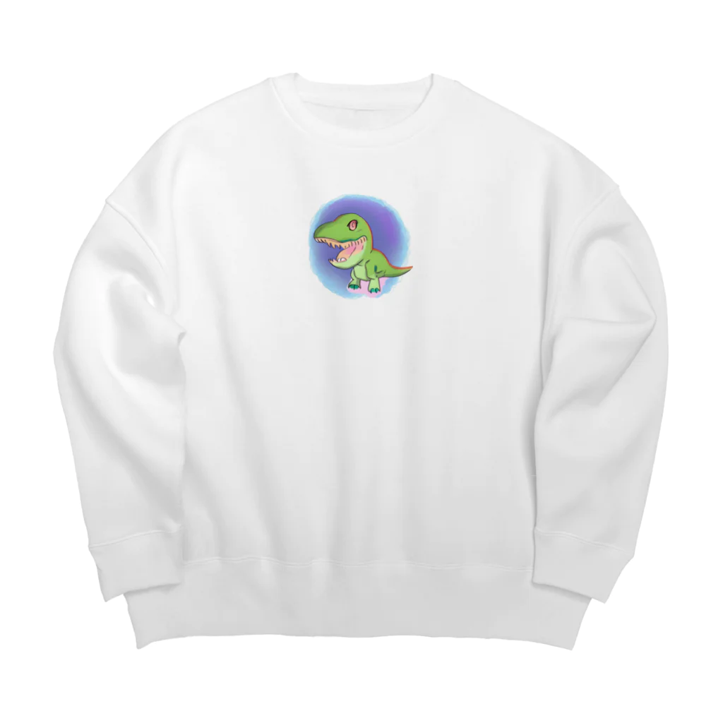 ふぁんたじあのてぃらのん Big Crew Neck Sweatshirt