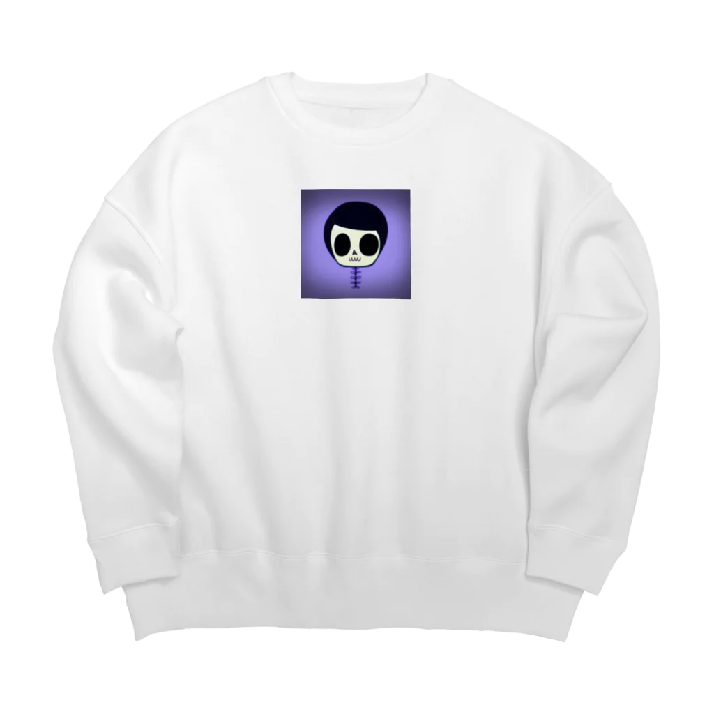 DRWFのホネまじめくん Big Crew Neck Sweatshirt