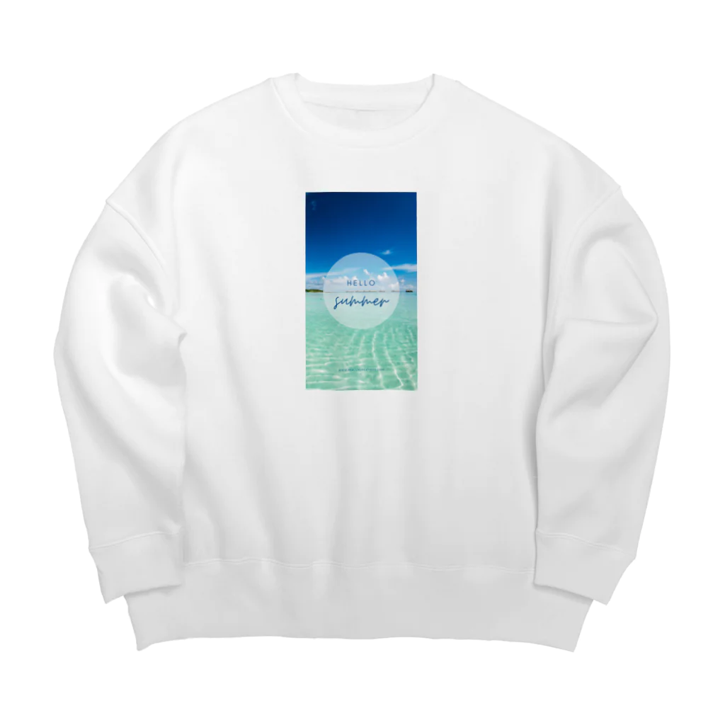 💎のSummer  Big Crew Neck Sweatshirt