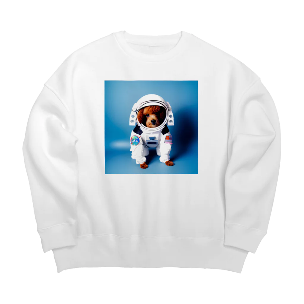 rethelの宇宙に連れてって Big Crew Neck Sweatshirt