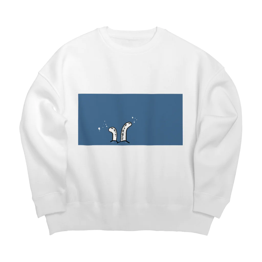 ぱぴこの限定品 ちんあなごグッズ Big Crew Neck Sweatshirt