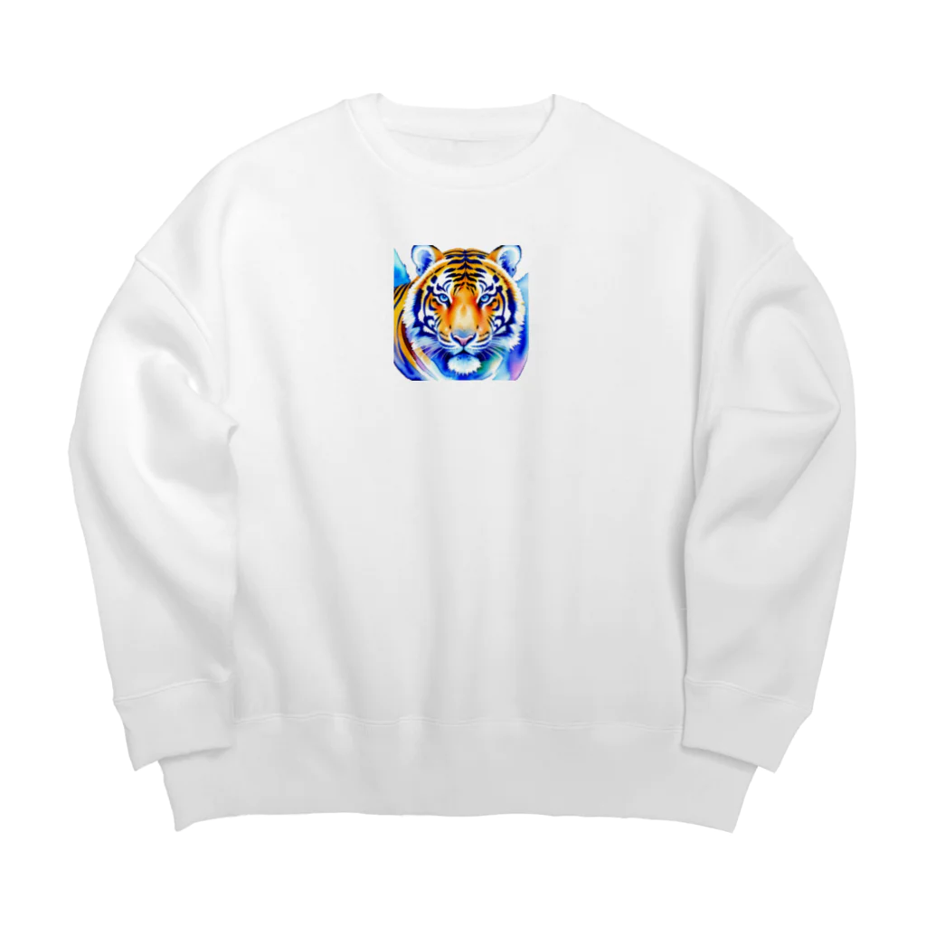 ZUKASAMAのワイルドな虎🐯 Big Crew Neck Sweatshirt