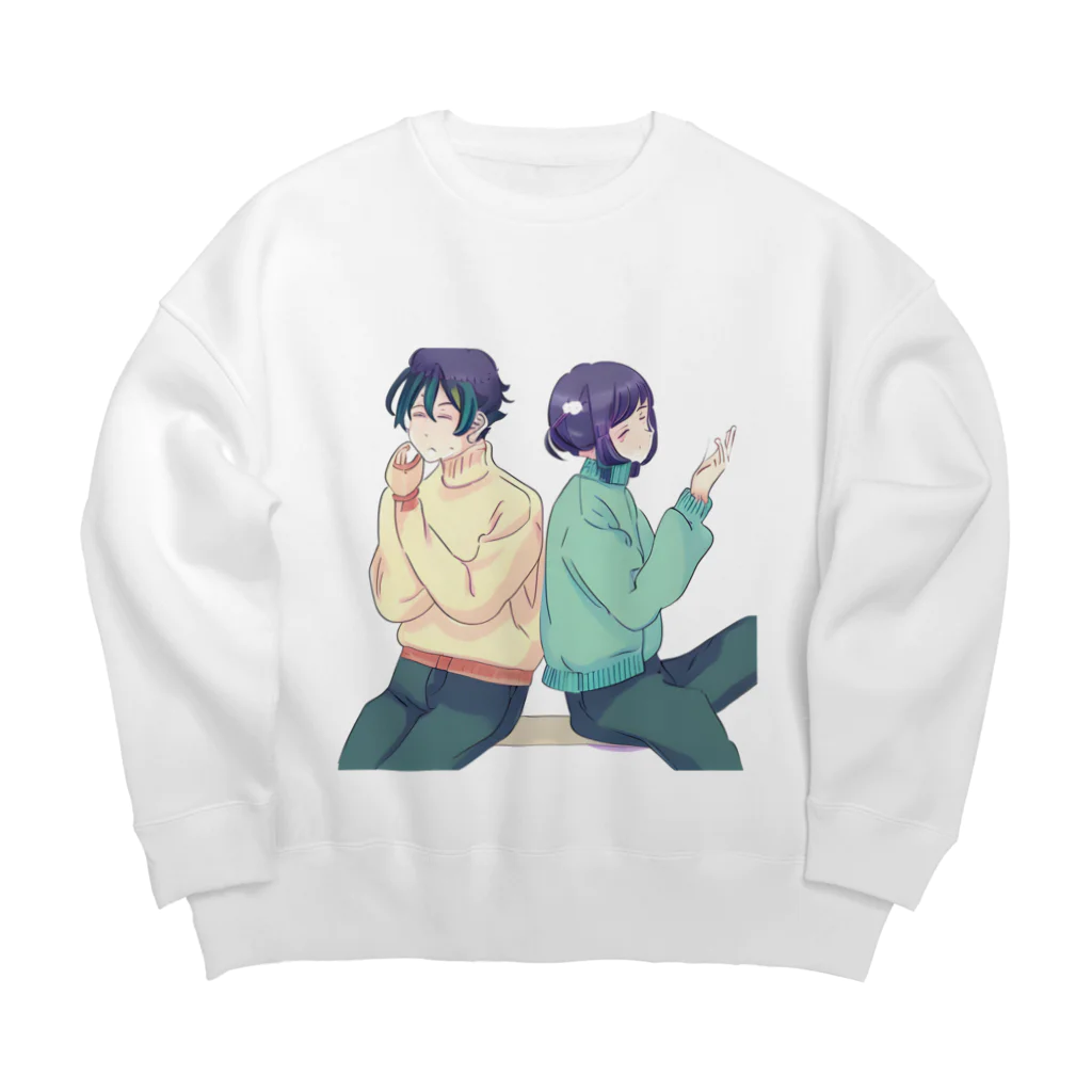 kappaの背中合わせで語り合う Big Crew Neck Sweatshirt