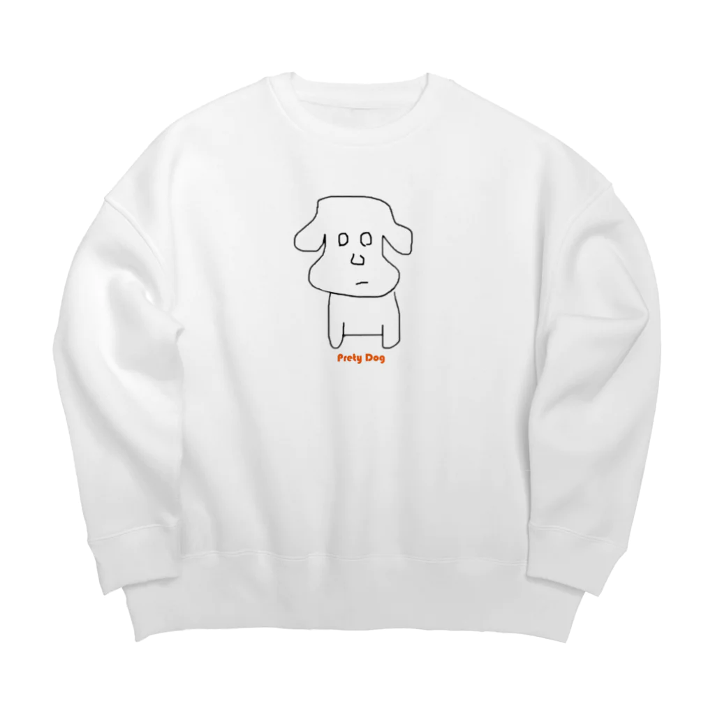 butamatsuoyabunのぷりちーどっぐ Big Crew Neck Sweatshirt