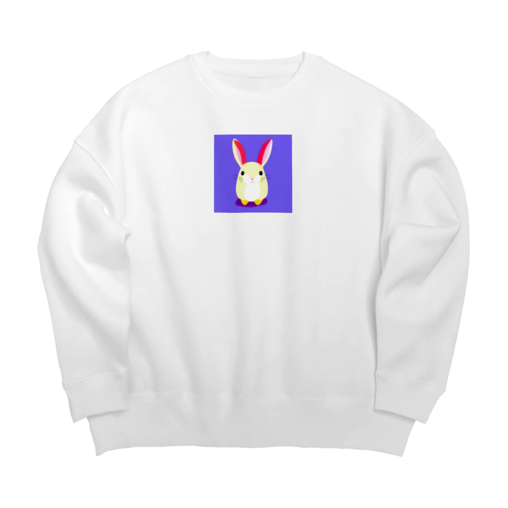 takuの穏やかな宝物のふわふわのしあわせ Big Crew Neck Sweatshirt