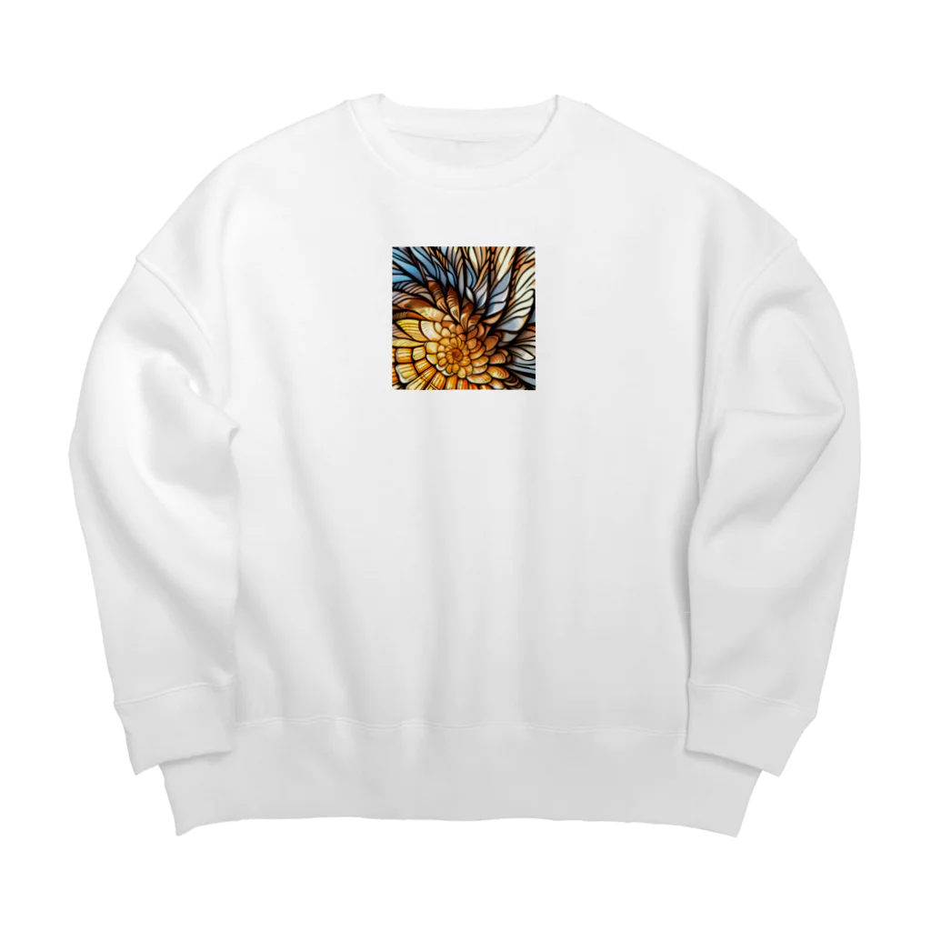 同一人のスケールシェル（鱗のような貝殻） Big Crew Neck Sweatshirt