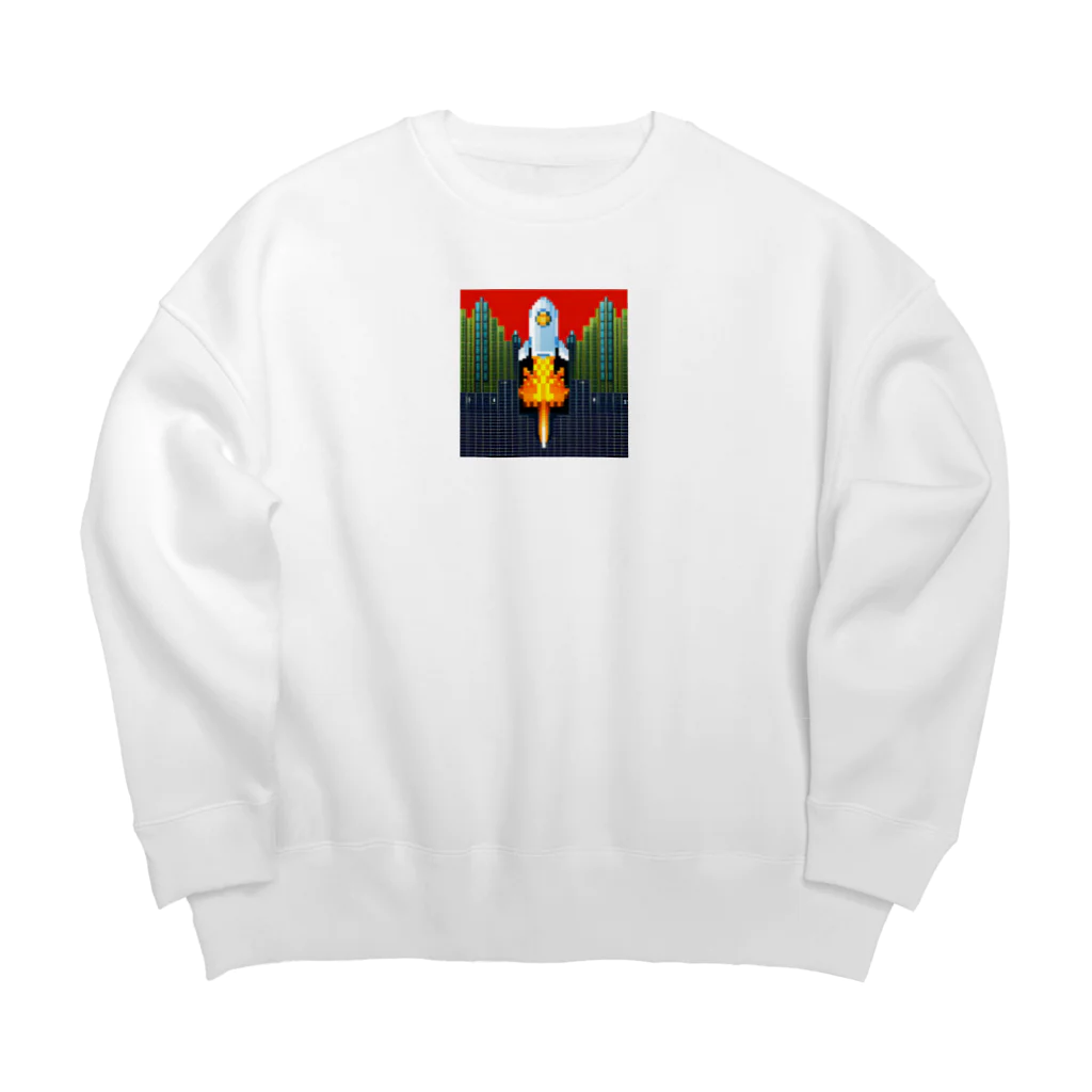 workingpapaのドットロケット Big Crew Neck Sweatshirt