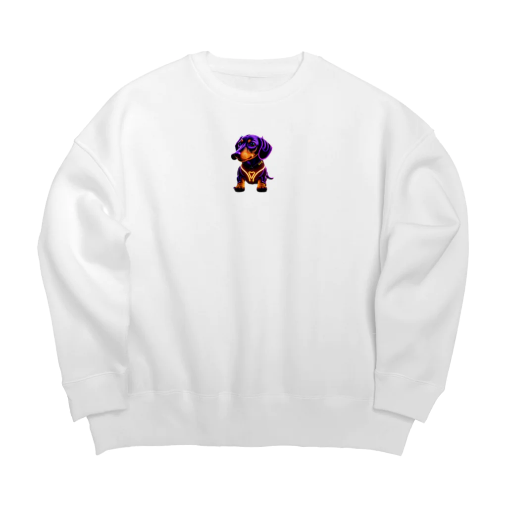 MaKenEekaRaのネオンダックス Big Crew Neck Sweatshirt