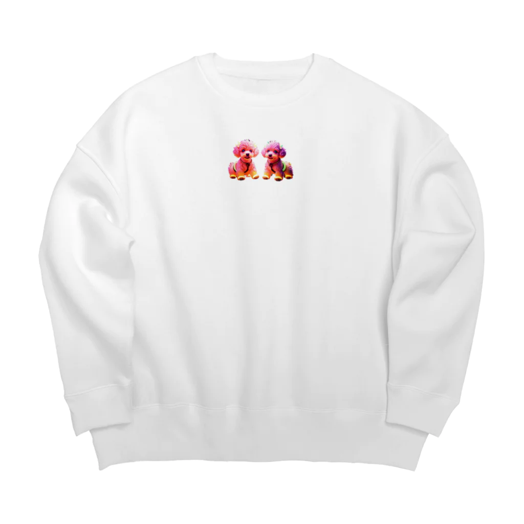 MaKenEekaRaのネオントイプードル Big Crew Neck Sweatshirt