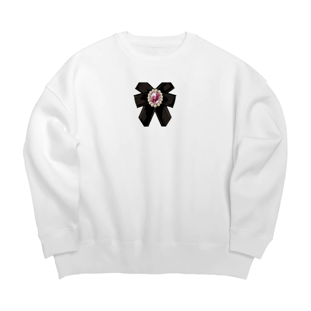 みさとのゴシックリボン Big Crew Neck Sweatshirt