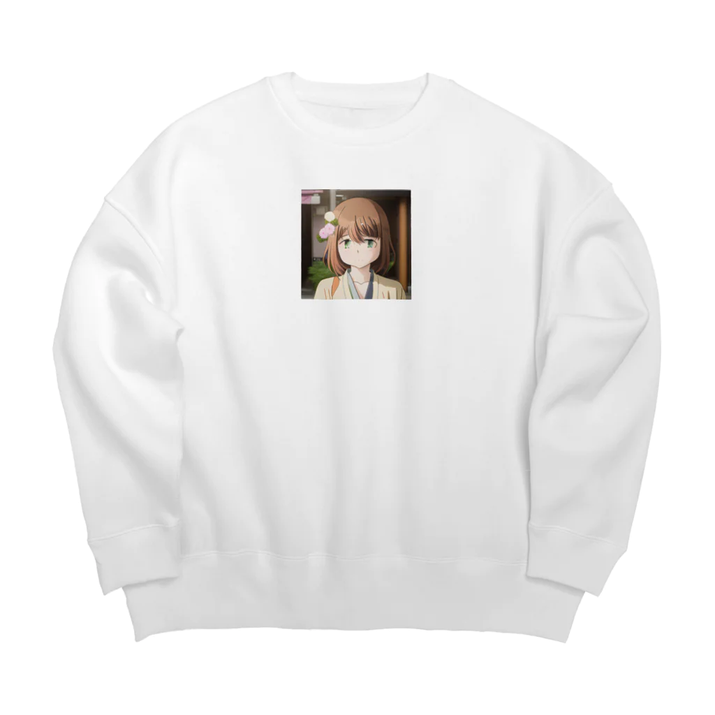 wonderの巫女 Big Crew Neck Sweatshirt