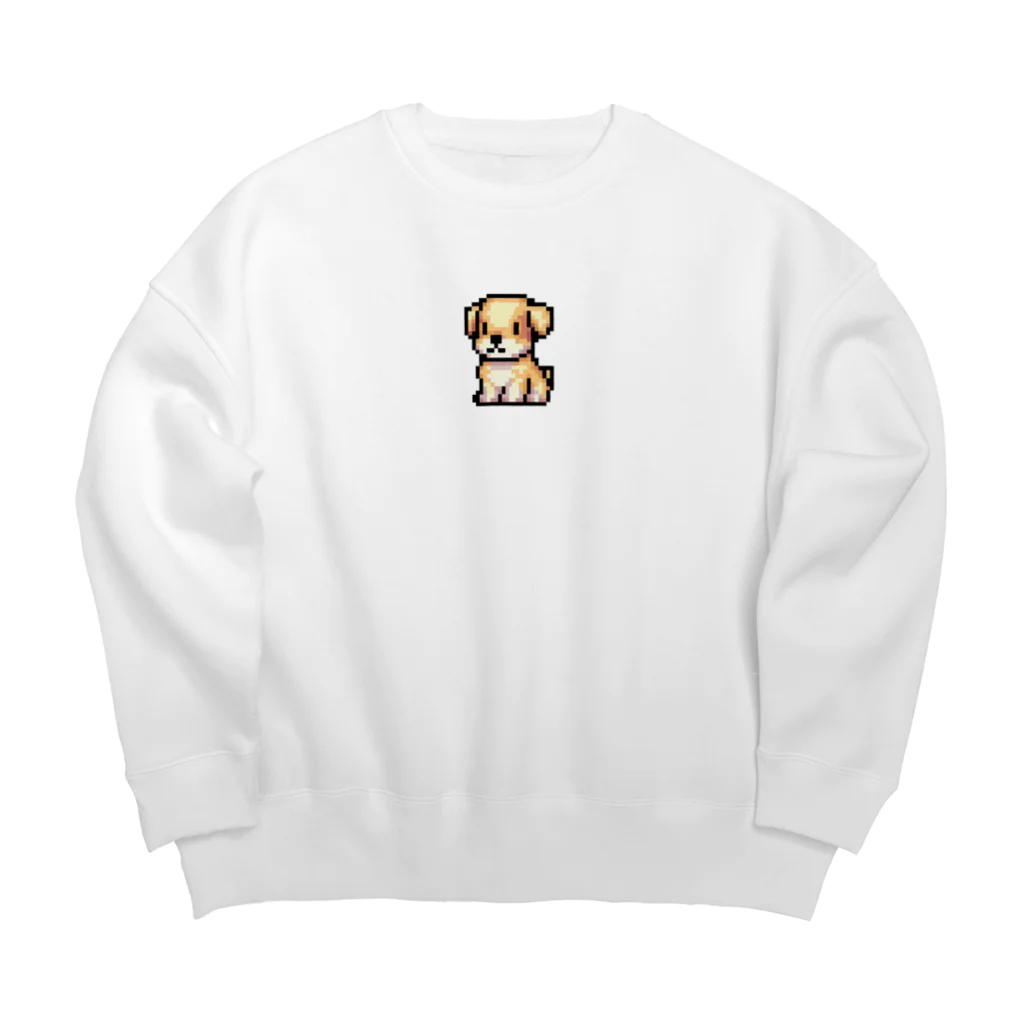 ebizo999のドット絵の子犬 Big Crew Neck Sweatshirt