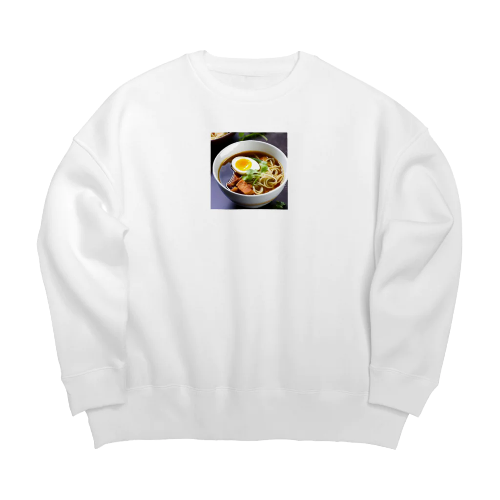 アートとデザインの魔法師けけのラーメン好きにはたまらんね Big Crew Neck Sweatshirt