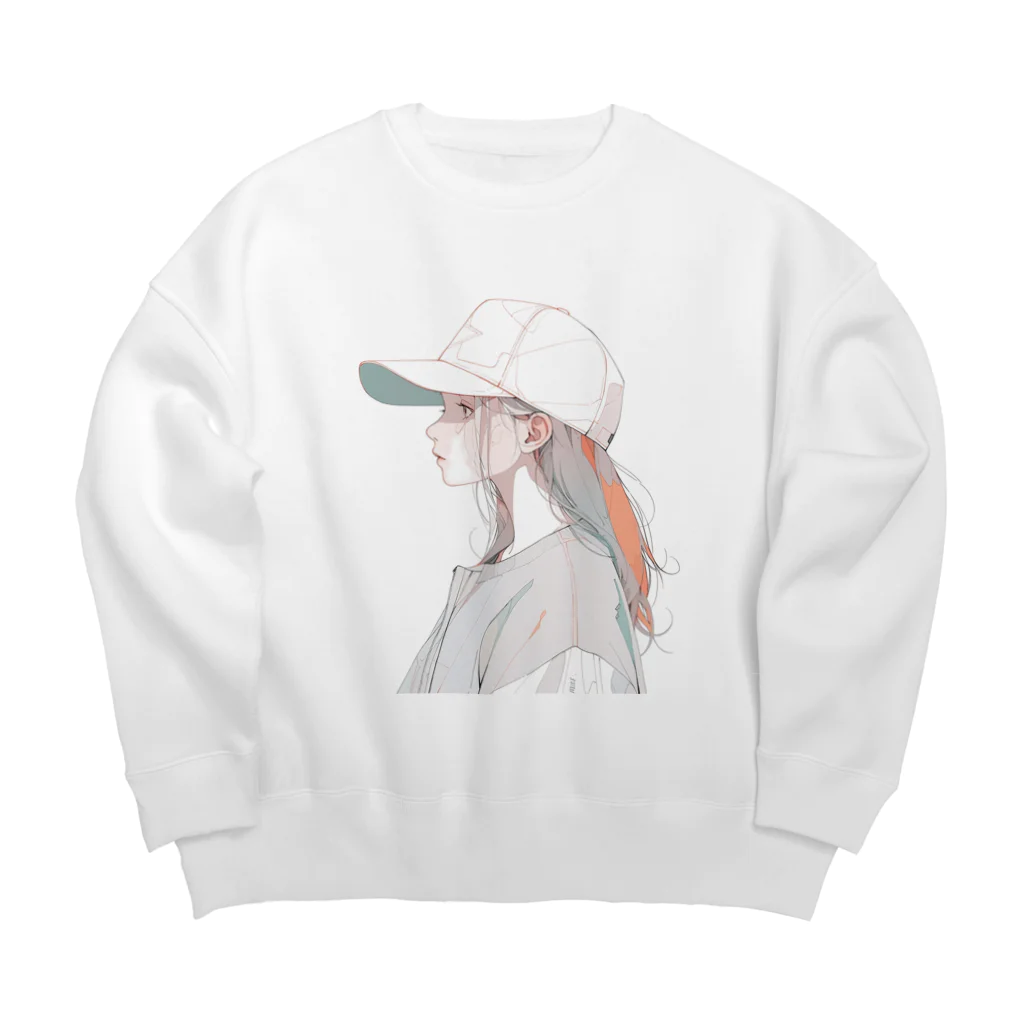 UrbanStyleOasisのメトロポリタンガール Big Crew Neck Sweatshirt