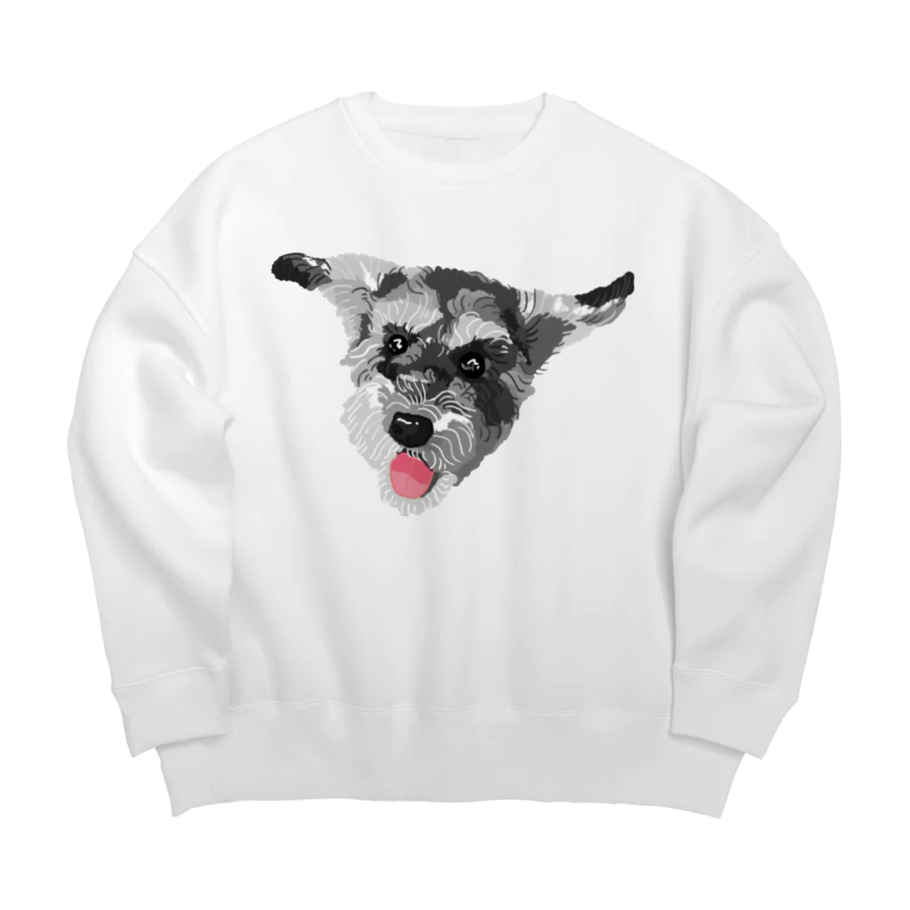 わがや【仮】のうりちゃん　イラスト Big Crew Neck Sweatshirt