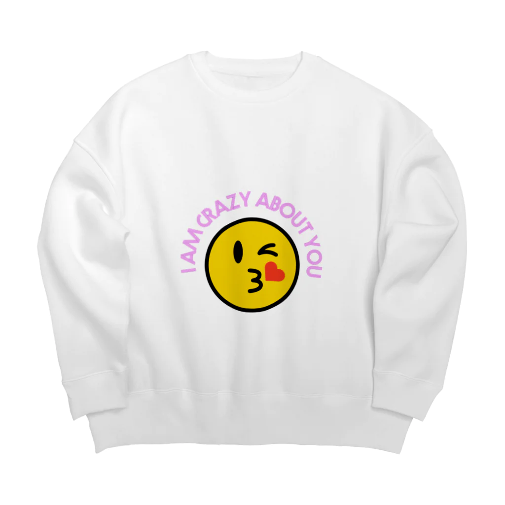 アルアルの私は君に夢中です。  Big Crew Neck Sweatshirt