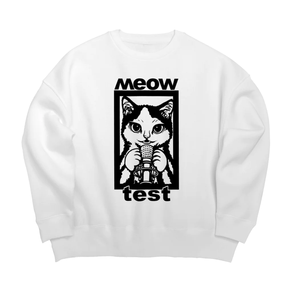 nya-mew（ニャーミュー）のミャイクテスト Big Crew Neck Sweatshirt