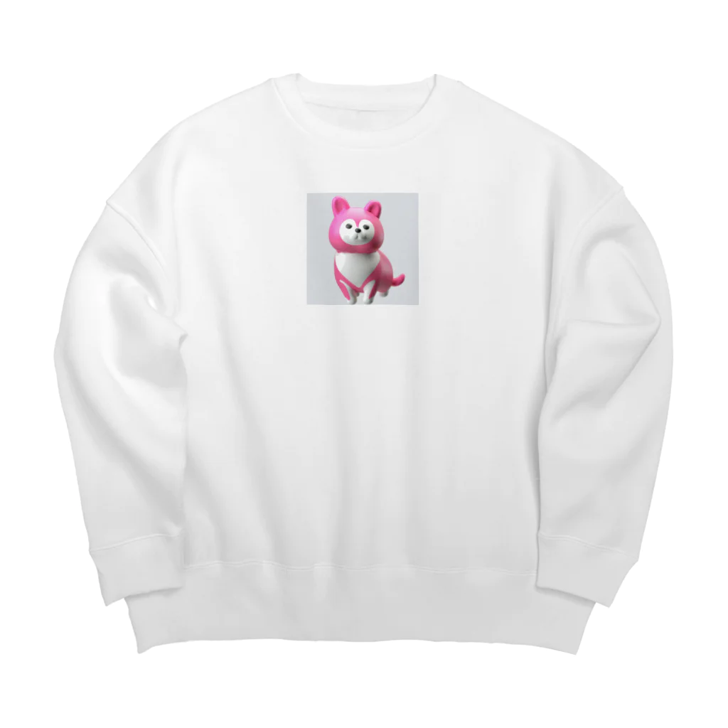 tcucf21cのウルトラ系?ライダー系?レンジャー系?いいえワンコです! Big Crew Neck Sweatshirt