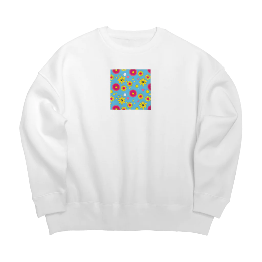 MAYのflower Big Crew Neck Sweatshirt