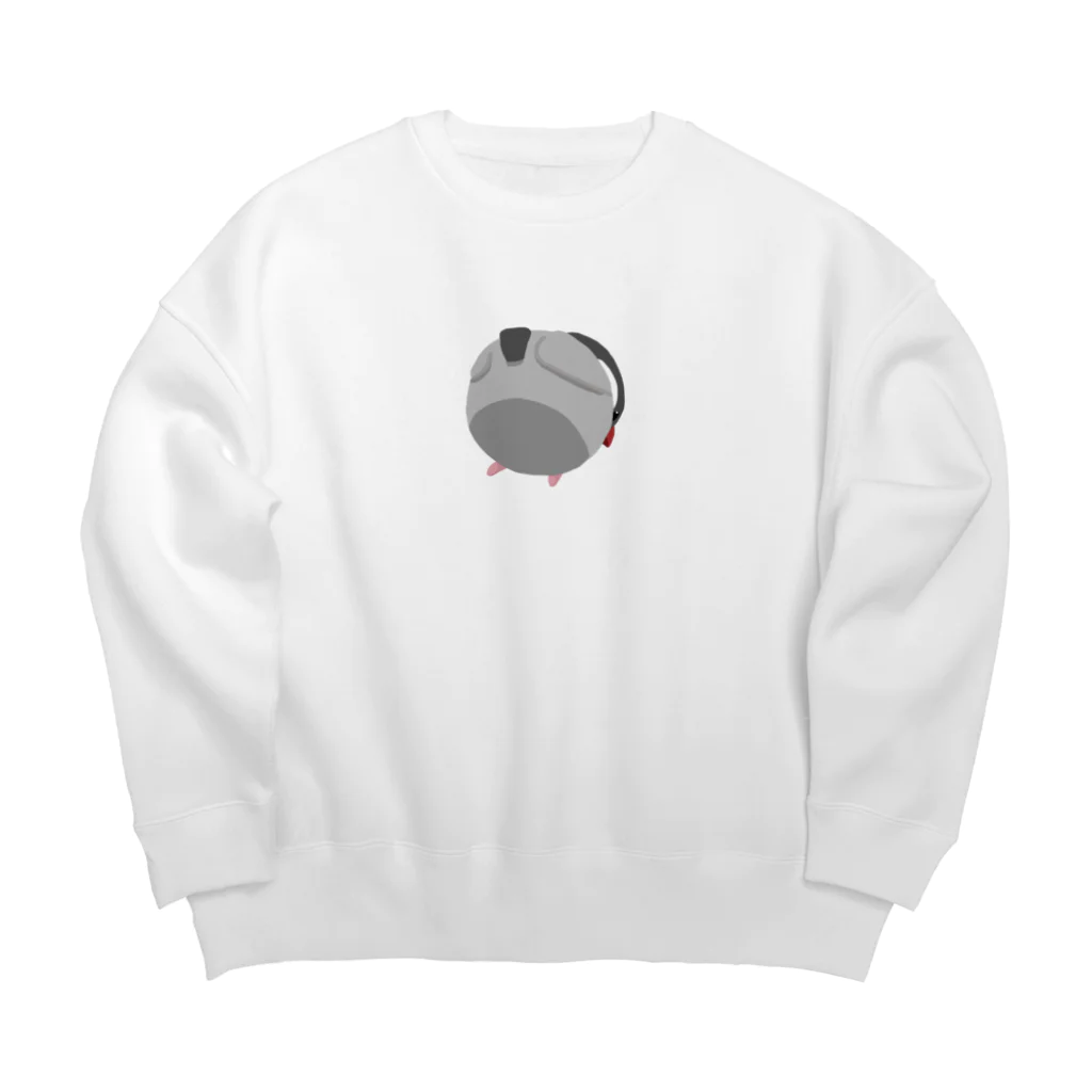 ぴいたんのぴいたん(ぶんちょう) Big Crew Neck Sweatshirt