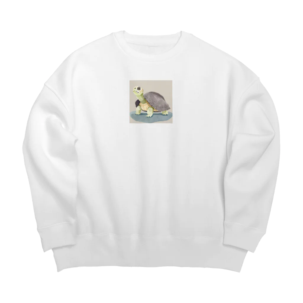 miyakawa2023の集まれ！カメ好き Big Crew Neck Sweatshirt