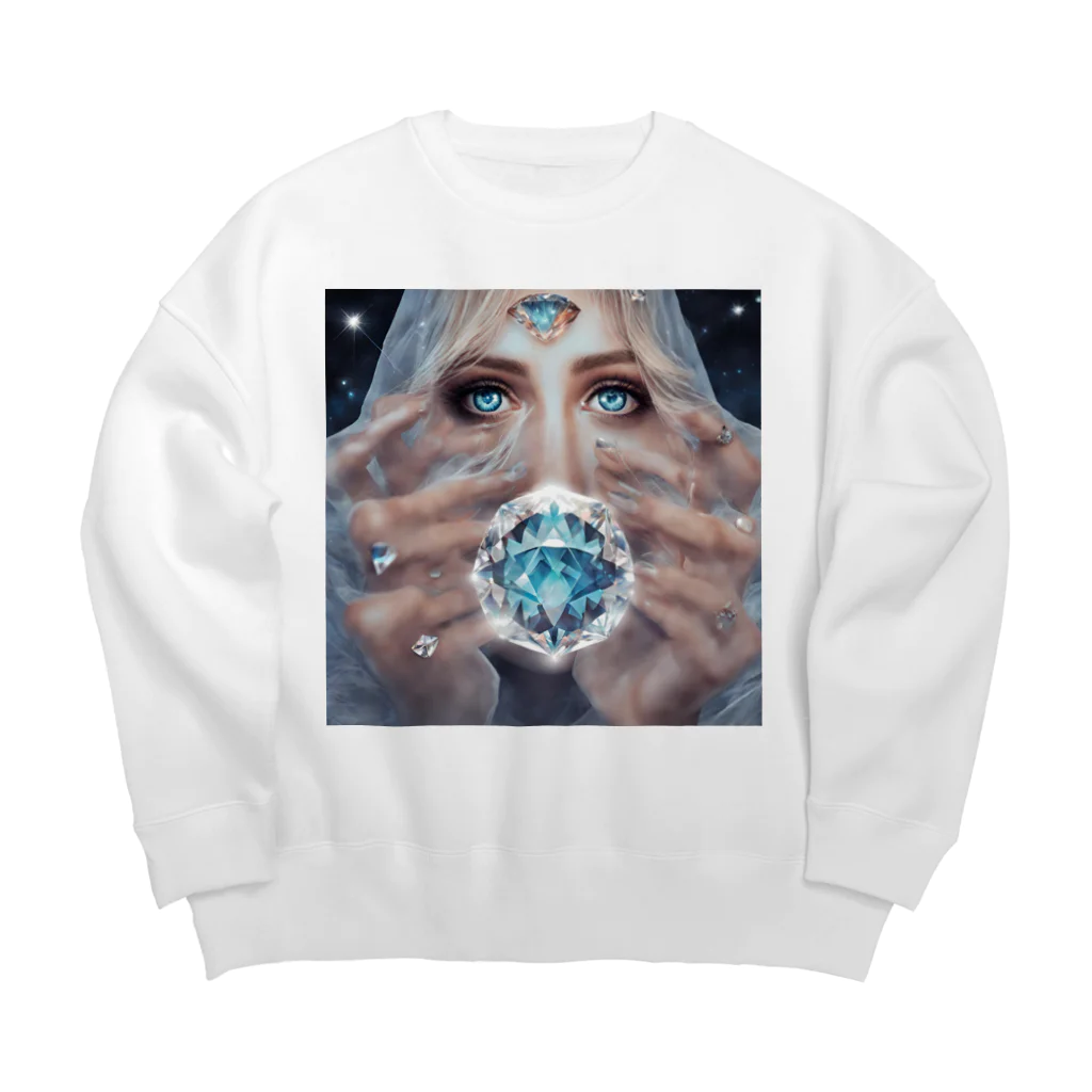 Ri-2のダイヤモンド女性と神秘 Big Crew Neck Sweatshirt