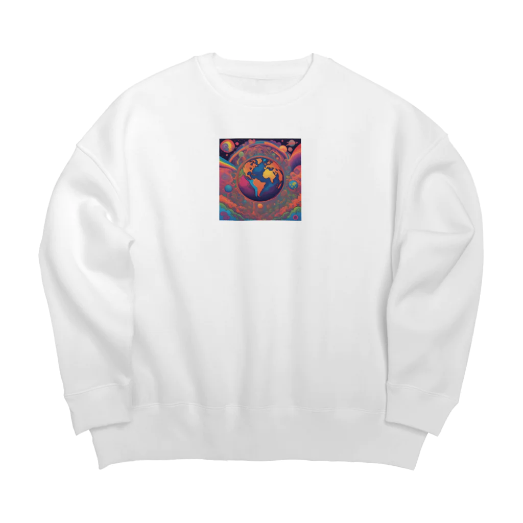 252539のearth1-1 Big Crew Neck Sweatshirt