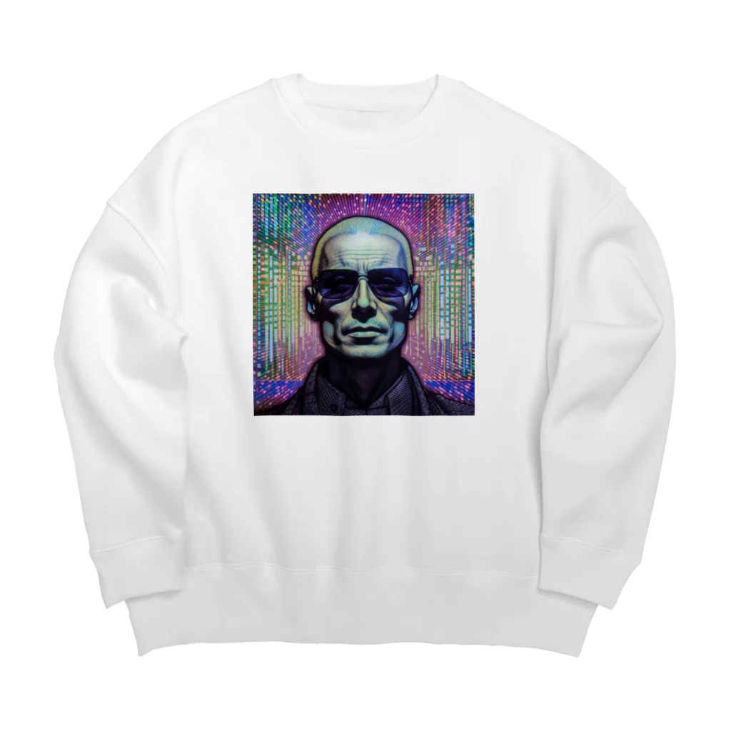 Hayate Kawakami オリジナルの親分 Big Crew Neck Sweatshirt