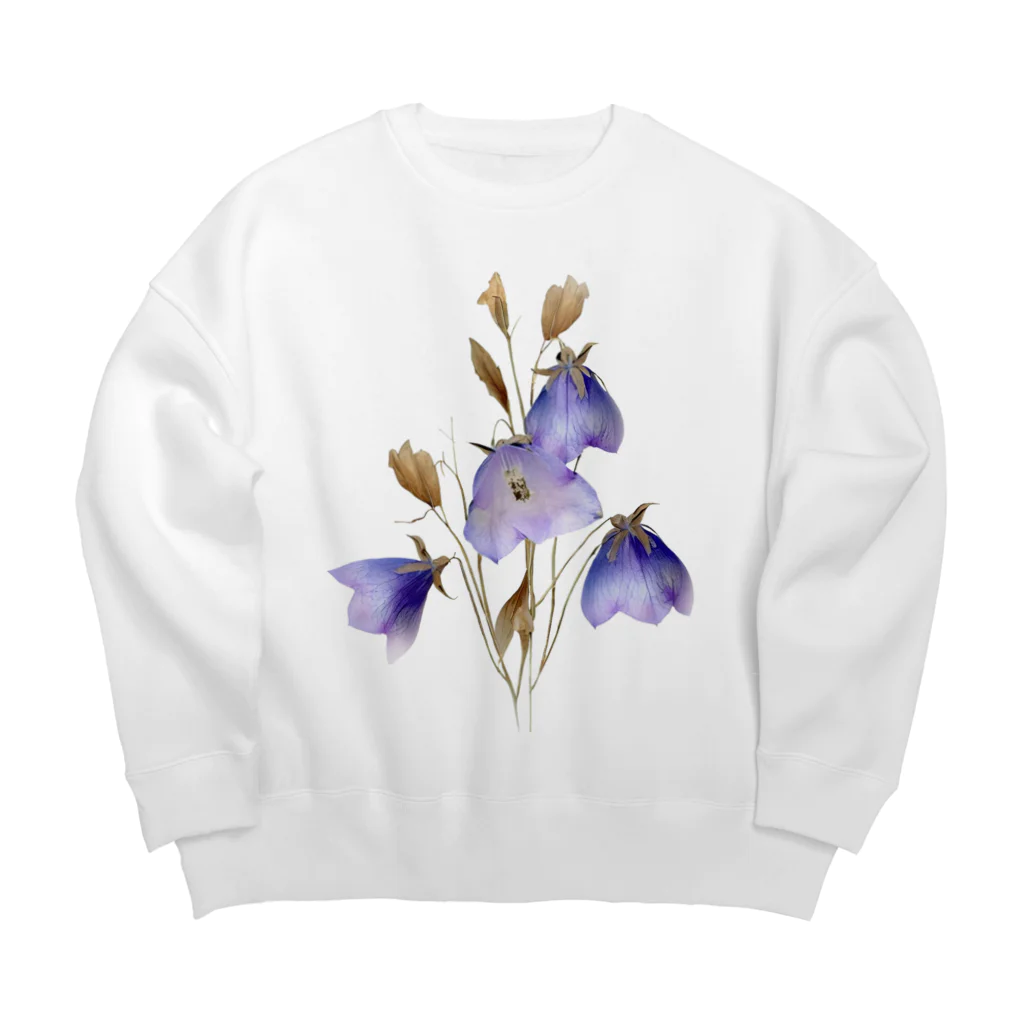 Atelier Petrichor Forestのキキョウ Chinese bellflower Big Crew Neck Sweatshirt