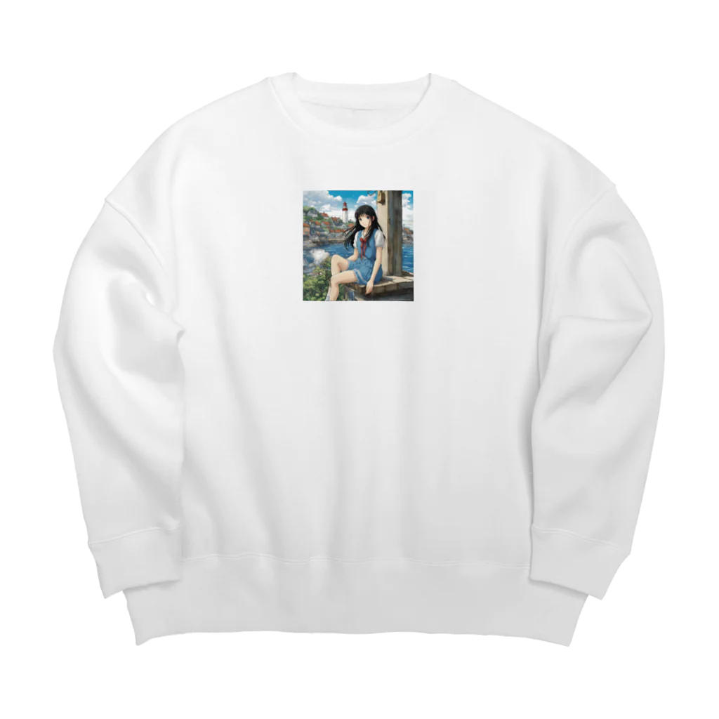 the blue seasonの松井 美穂（まつい みほ） Big Crew Neck Sweatshirt