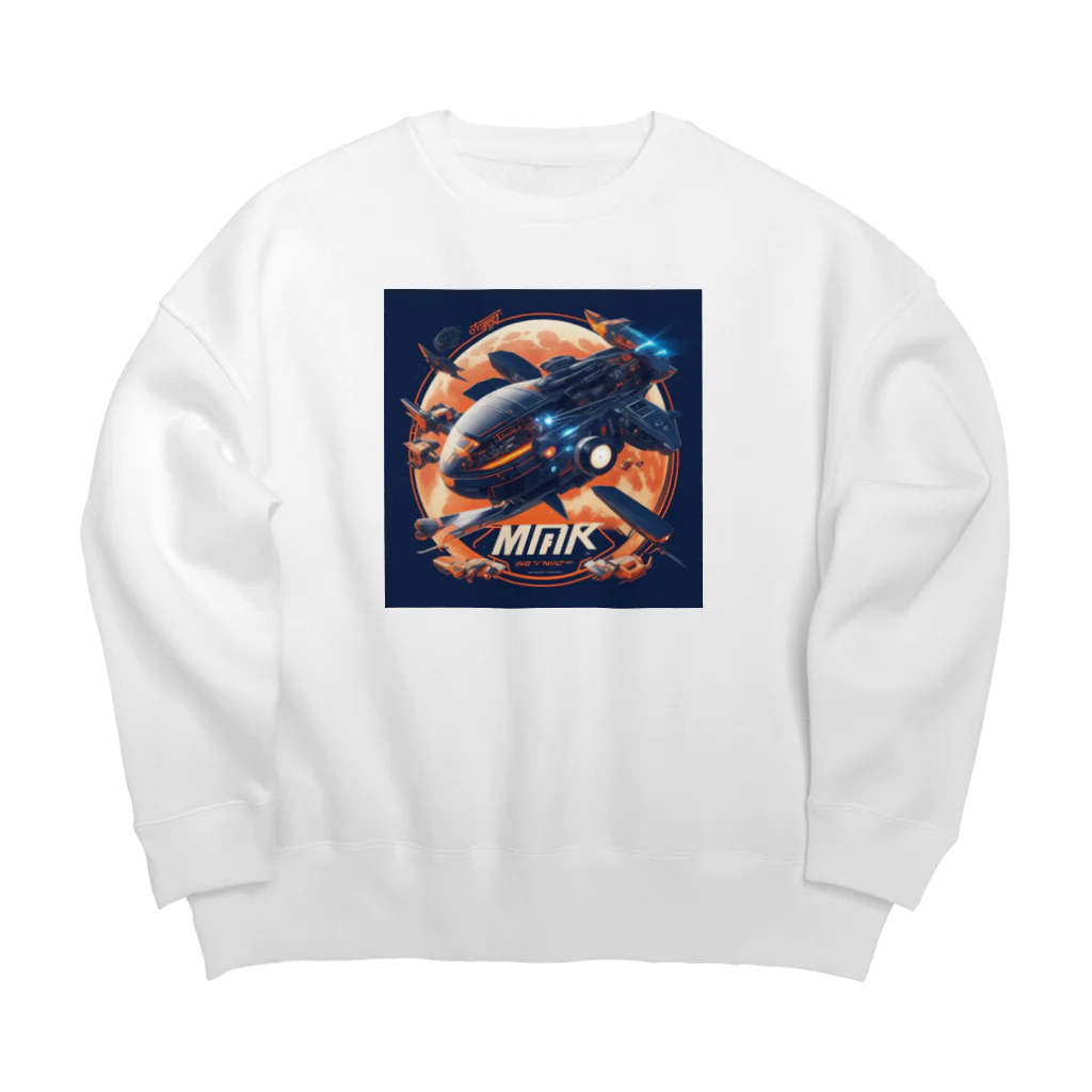 Lock-onの未来の乗り物　06 Big Crew Neck Sweatshirt