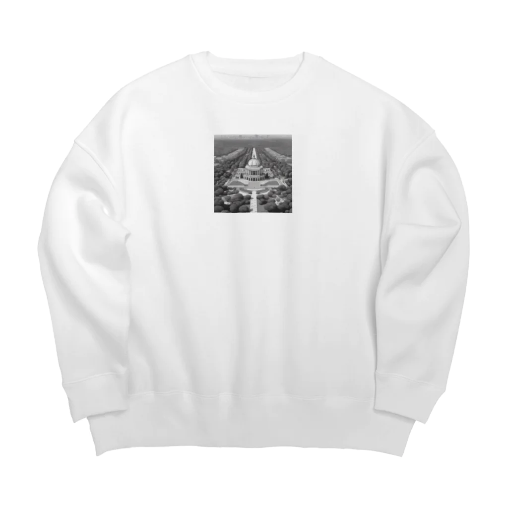 YoMiTの有名な観光スポットイメージ画像：メキシコシティのチャプルテペク公園（メキシコ） Big Crew Neck Sweatshirt