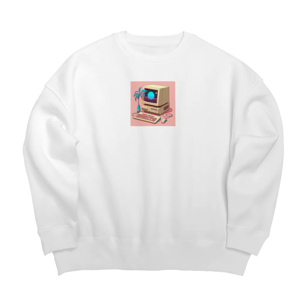 ワンダーワールド・ワンストップの懐かしい90年代のパソコン② Big Crew Neck Sweatshirt