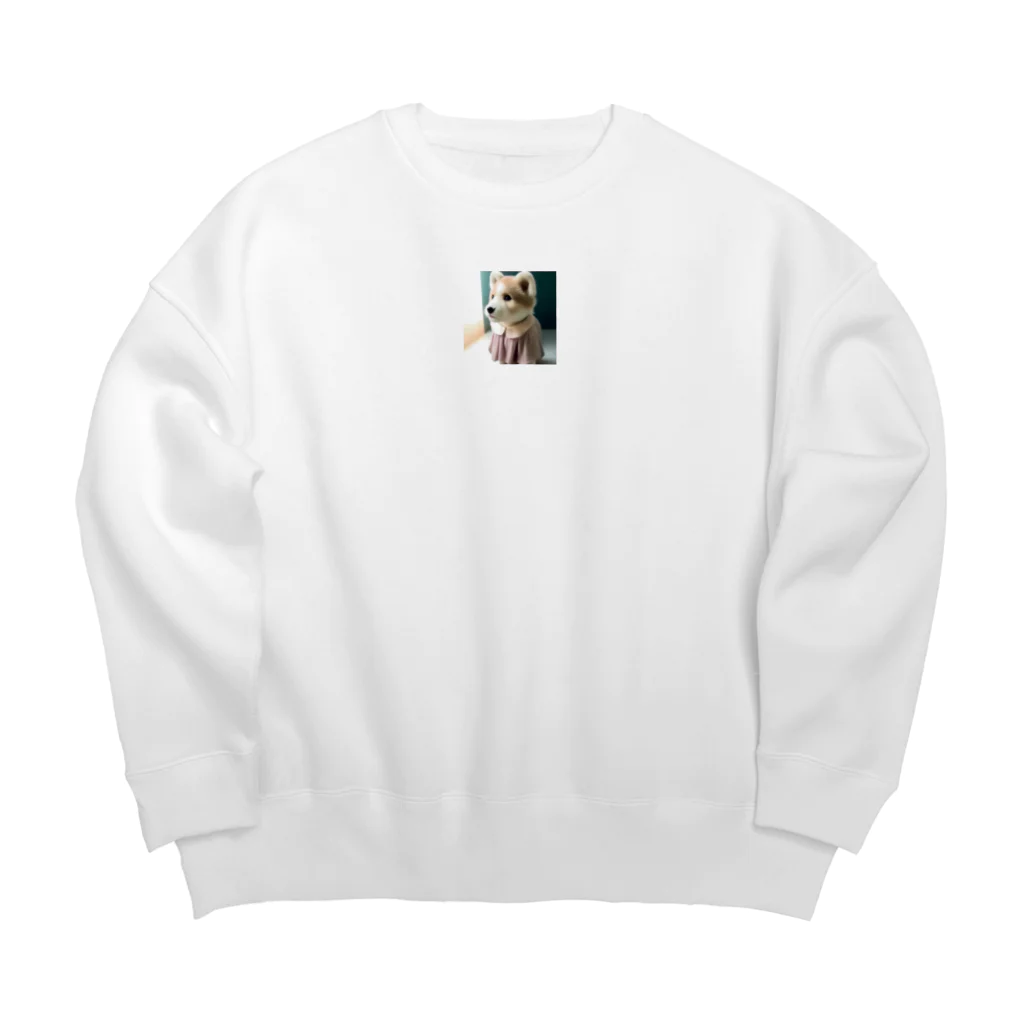 森のぱれるのおこげっぽる Big Crew Neck Sweatshirt