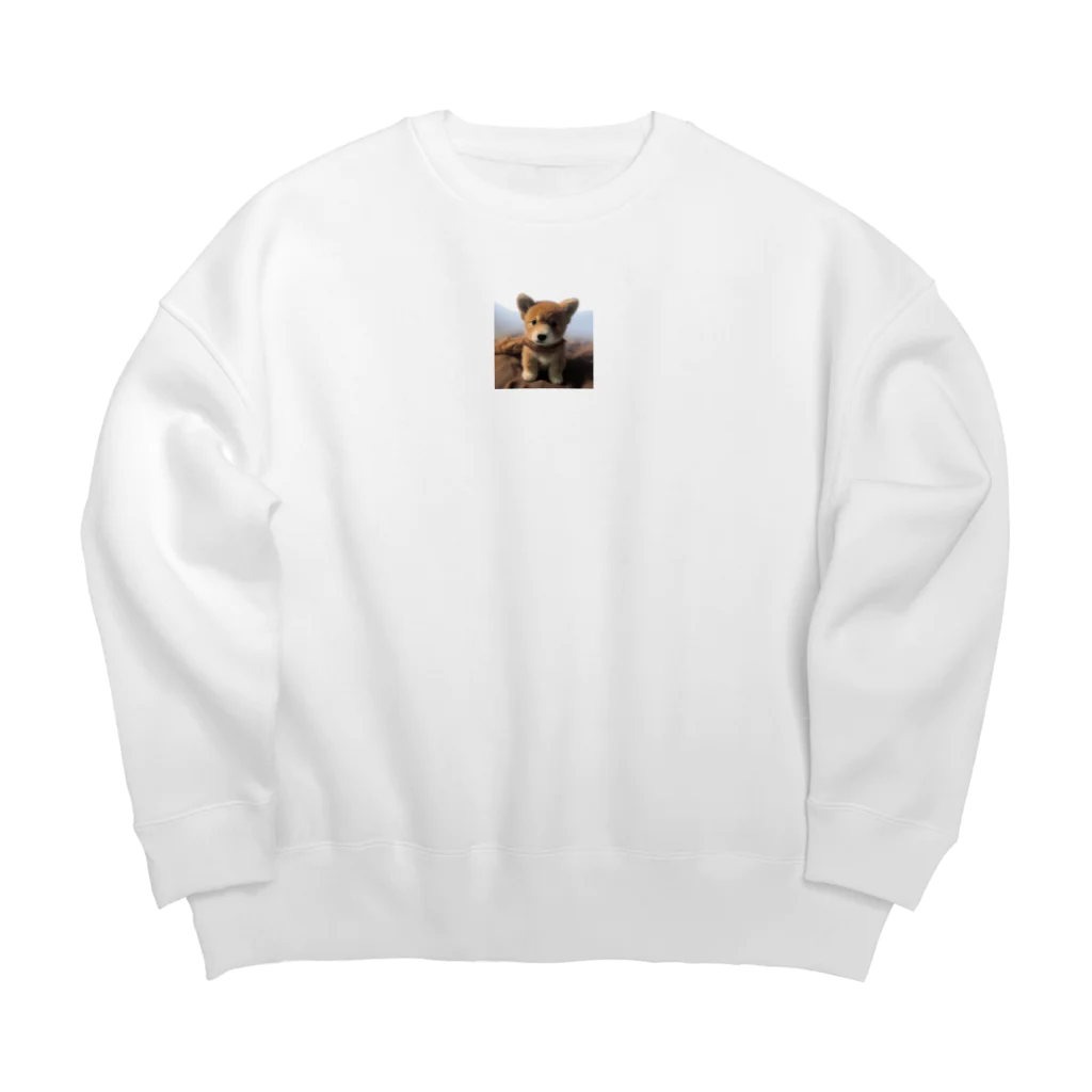 森のぱれるのおこげっぽる Big Crew Neck Sweatshirt