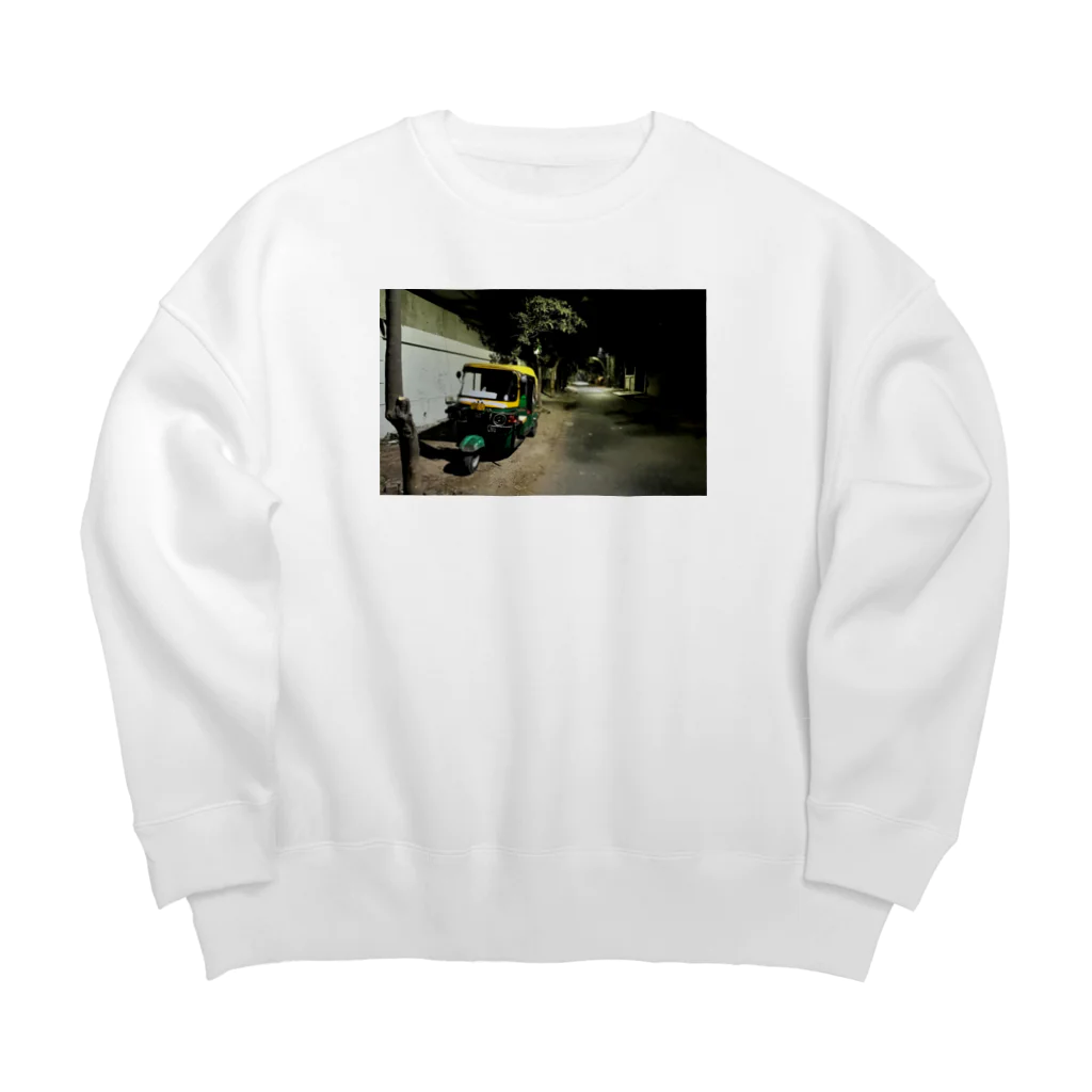 Maheshの夜のリクシャー Big Crew Neck Sweatshirt