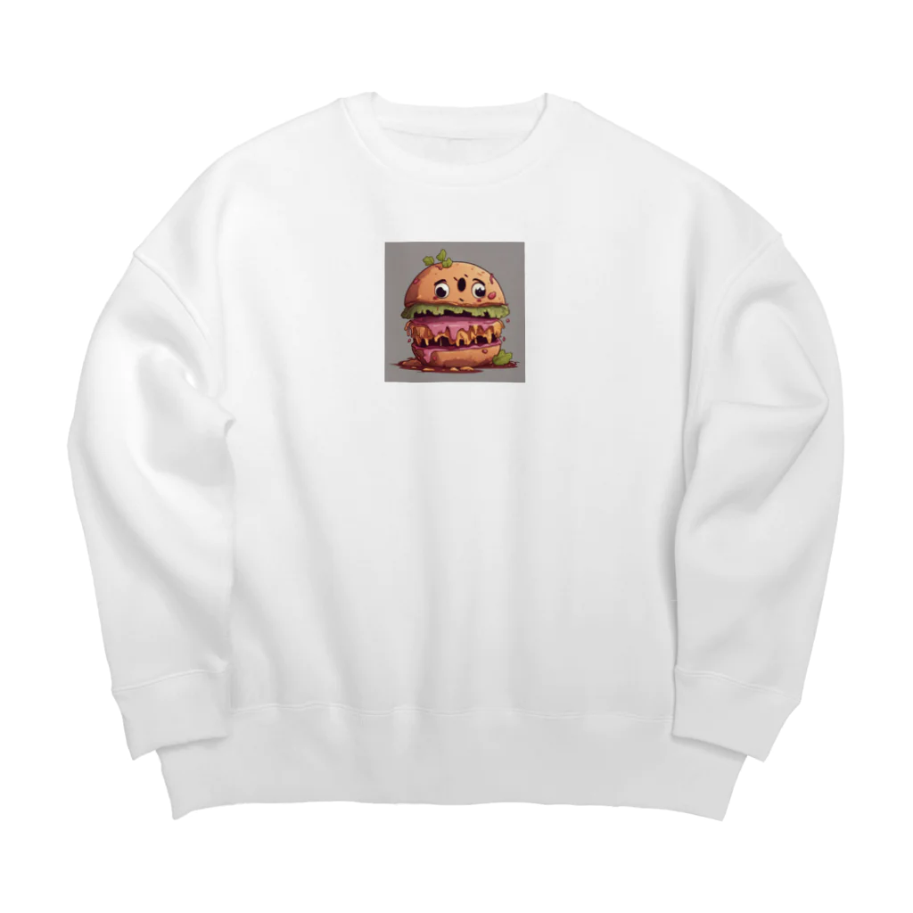 腐食物くんの腐食物くん Big Crew Neck Sweatshirt