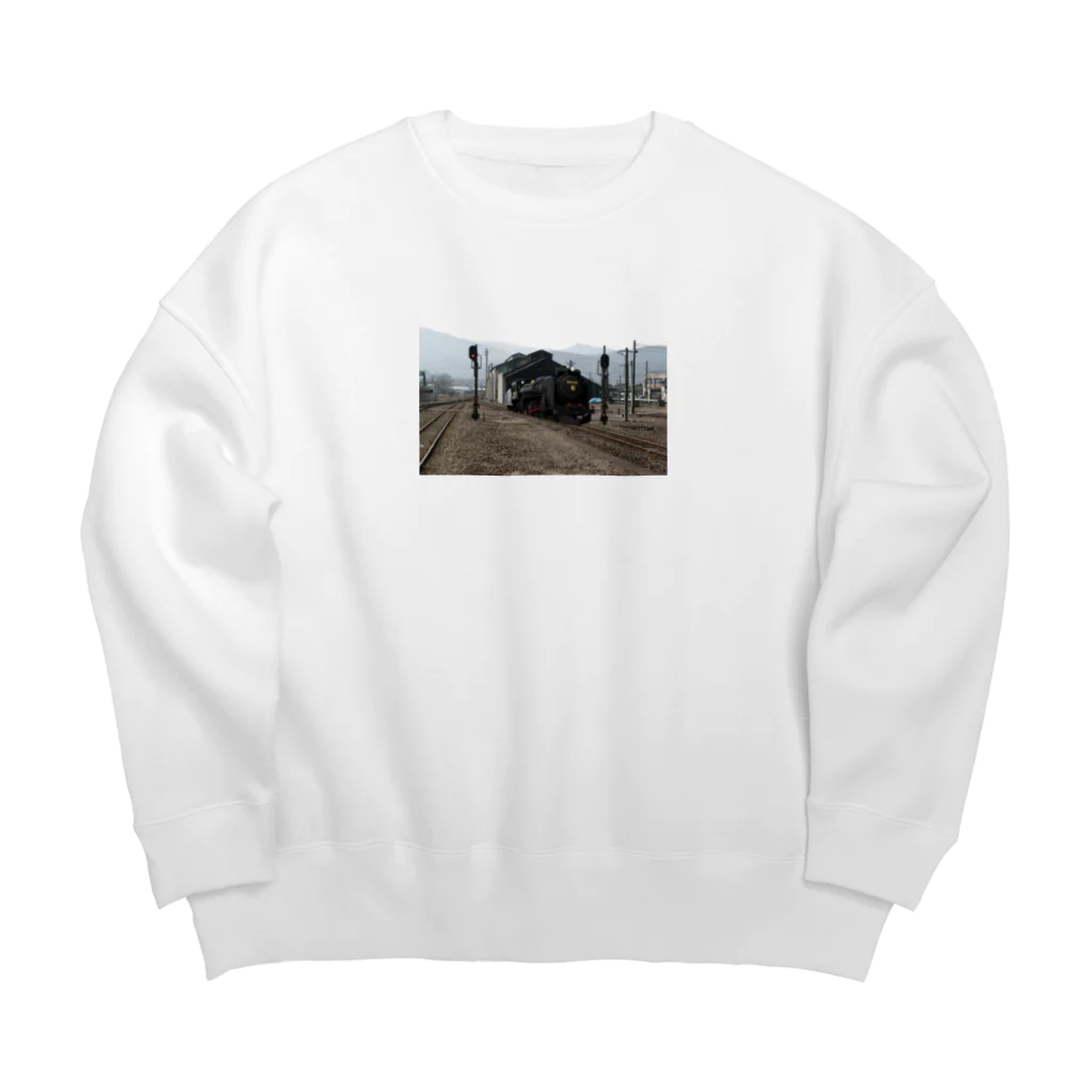 hosolltutiの３CGの懐かしのD51 Big Crew Neck Sweatshirt