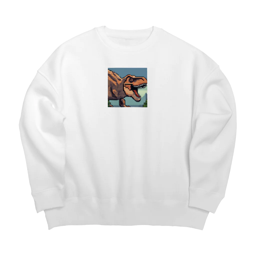 iikyanの恐竜① Big Crew Neck Sweatshirt