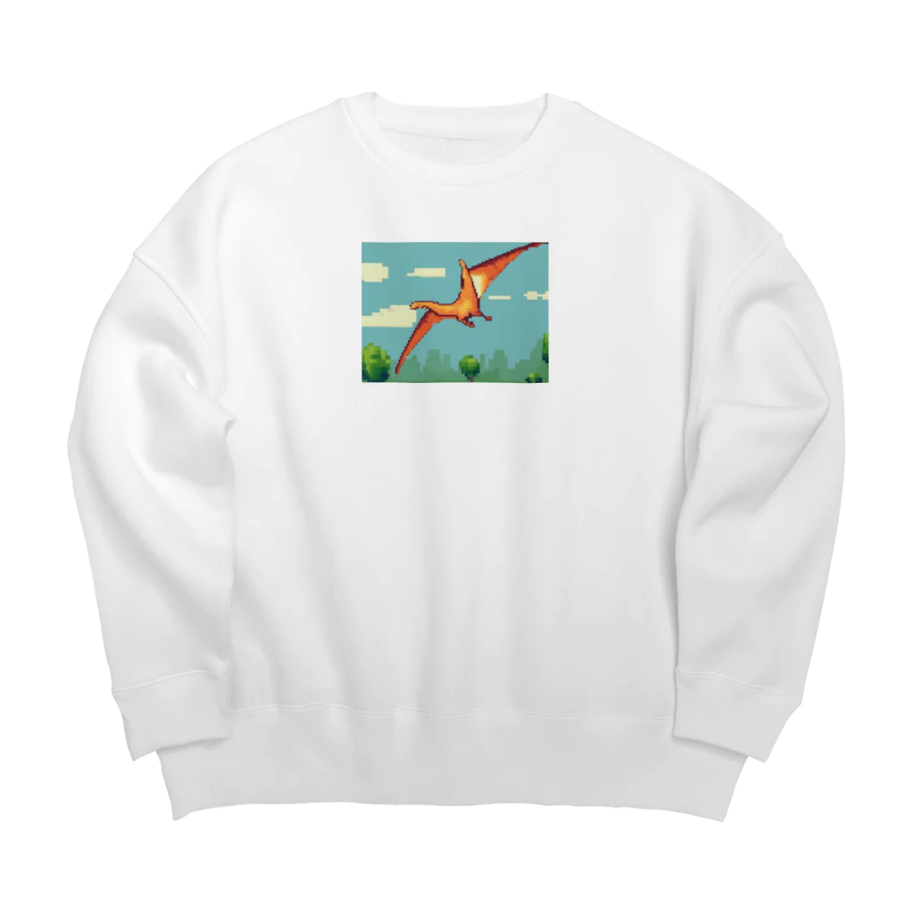 iikyanの恐竜⑦ Big Crew Neck Sweatshirt