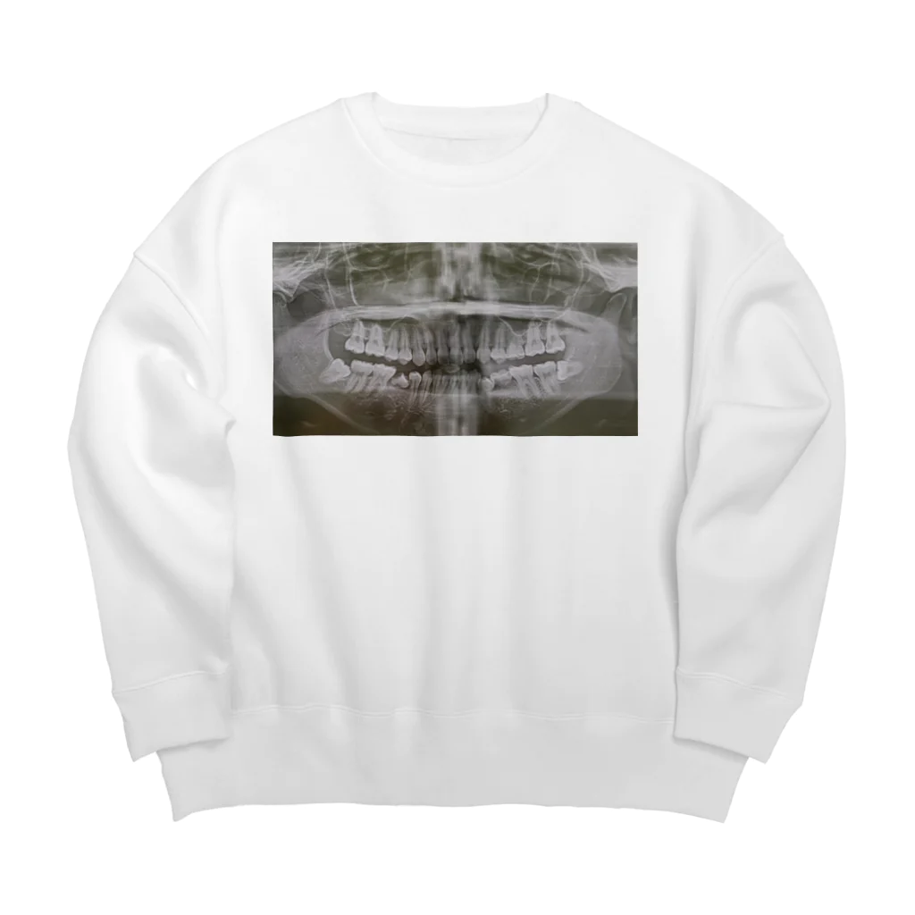 Official LunaLollyのLunaLolly's sukesuke dental x-ray Big Crew Neck Sweatshirt