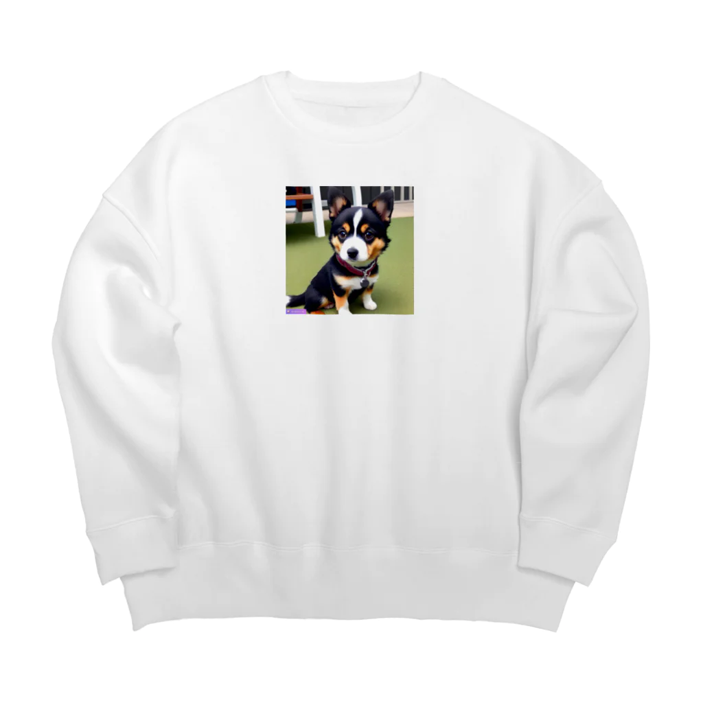 YOO1978の(*≧з≦)イヌのグッズ Big Crew Neck Sweatshirt